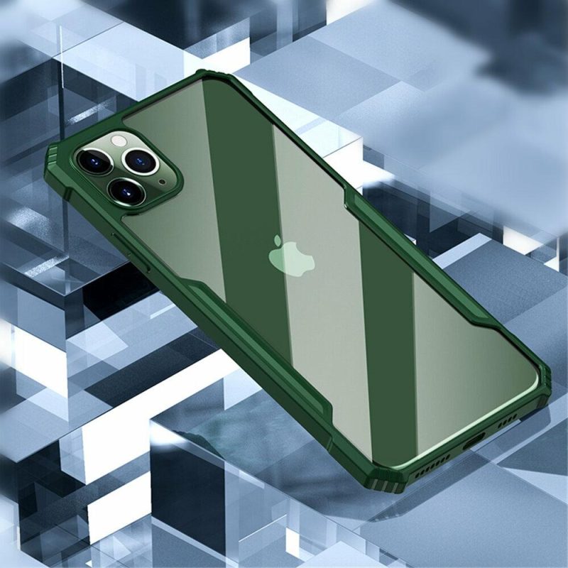 Cases & Covers |  Bakeey For Iphone 11 Pro 5.8" Case With Bumpers Shockproof Anti-Fingerprint Transparent Acrylic Protective Case