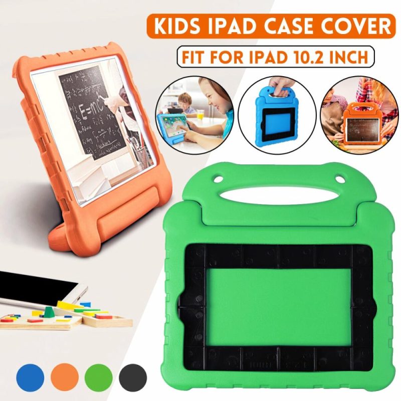 Cases & Covers |  Portable Kids Friendly Safe Eva With Handle Bracket Stand Tablet Shockproof Protective Case For Ipad 10.2 Inch