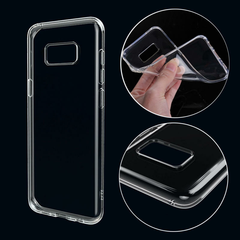 Cases & Covers |  Soft Tpu Ultra Thin Transparent Back Case For Samsung Galaxy S8