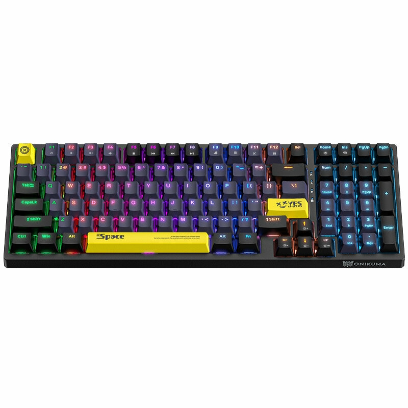 Keyboards & Mouse |  Onikuma G38 98 Keys Mechanical Gaming Keyboard Hot Swappable Brown/Blue Switch Rgb Usb Type-C Wired Gaming Keyboard For Pc Computer Office