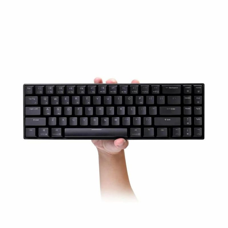 Keyboards & Mouse |  Royal Kludge Rk71 71 Keys Mechanical Gaming Keyboard Bluetooth3.0 Wireless Usb Wired Dual Mode Ice Blue Led Backlight Gaming Keyboard