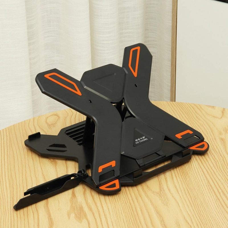 Mounts & Holders |  2 In 1 Foldable Rotatable Adjustable Macbook Stand Holder Cooler With Phone Stand