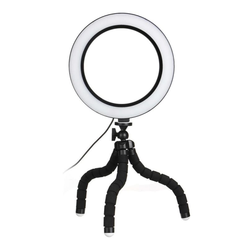 Mounts & Holders |  8.3 Inch Tripod Live Stream Selfie Led Ring Light Fill Light With Phone Holder