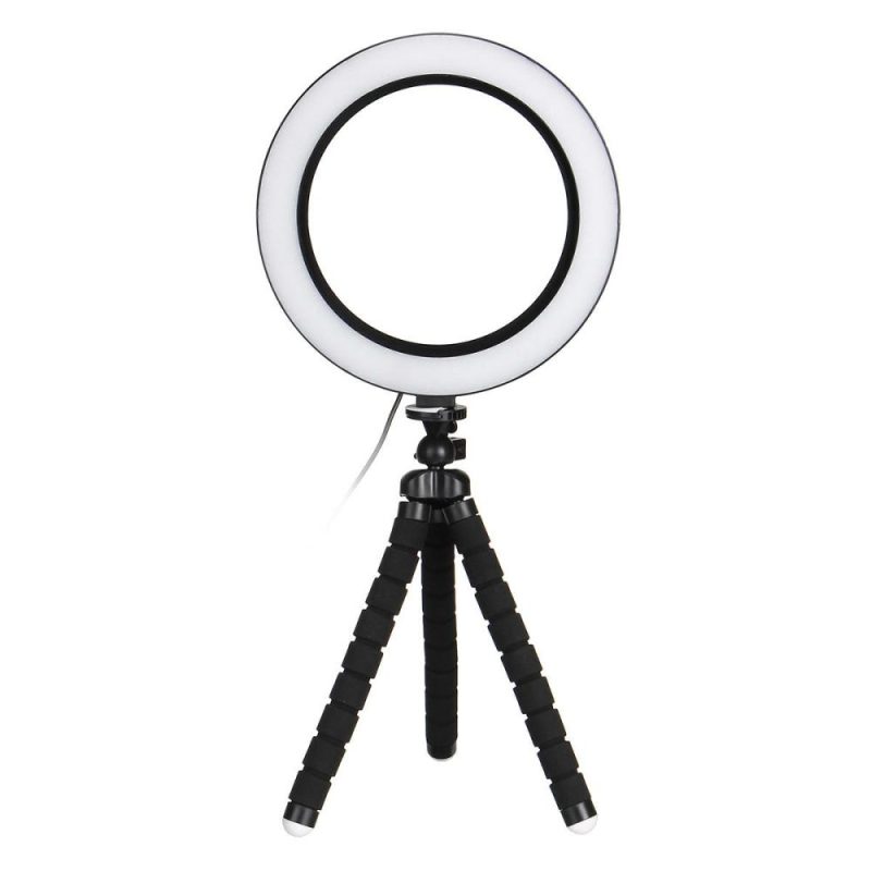 Mounts & Holders |  8.3 Inch Tripod Live Stream Selfie Led Ring Light Fill Light With Phone Holder