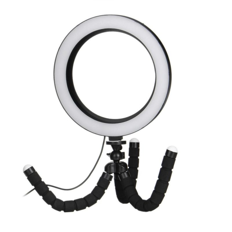 Mounts & Holders |  8.3 Inch Tripod Live Stream Selfie Led Ring Light Fill Light With Phone Holder