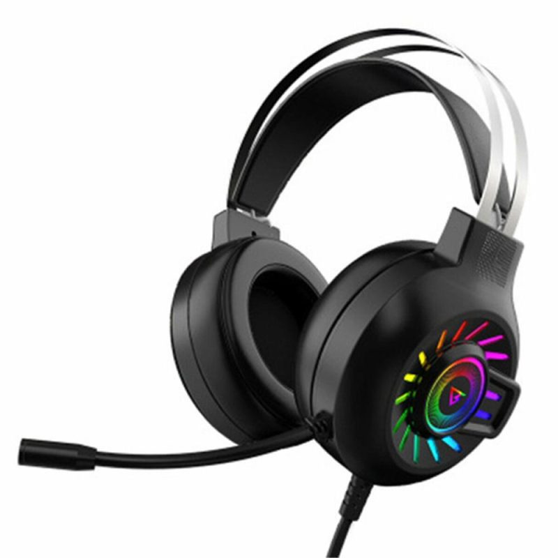 Portable Audio Devices |  Bakeey M10 Gaming Headset 50Mm Drivers Noise Reduction Rgb Luminous Head-Mounted 3.5Mm Gaming Headphones With Mic