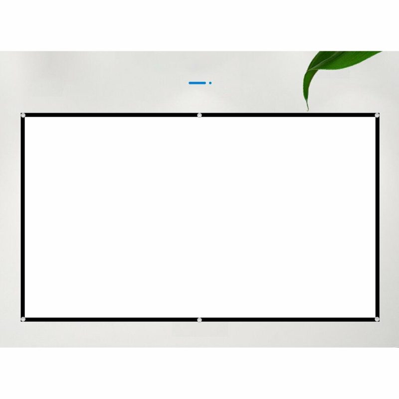 Projector Screen |  Mixito 16:9 Projector 120Inch Soft Screens Proyector 150 Inches Smart Home Outdoor Office Portable Simple Curtain Projection