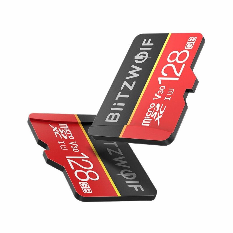 Secure Digital Memory Cards |  Blitzwolf® Bw-Tf1 Class 10 Uhs-1 32Gb Uhs-3 V30 64Gb 128Gb Micro Sd Tf Memory Card With Adapter