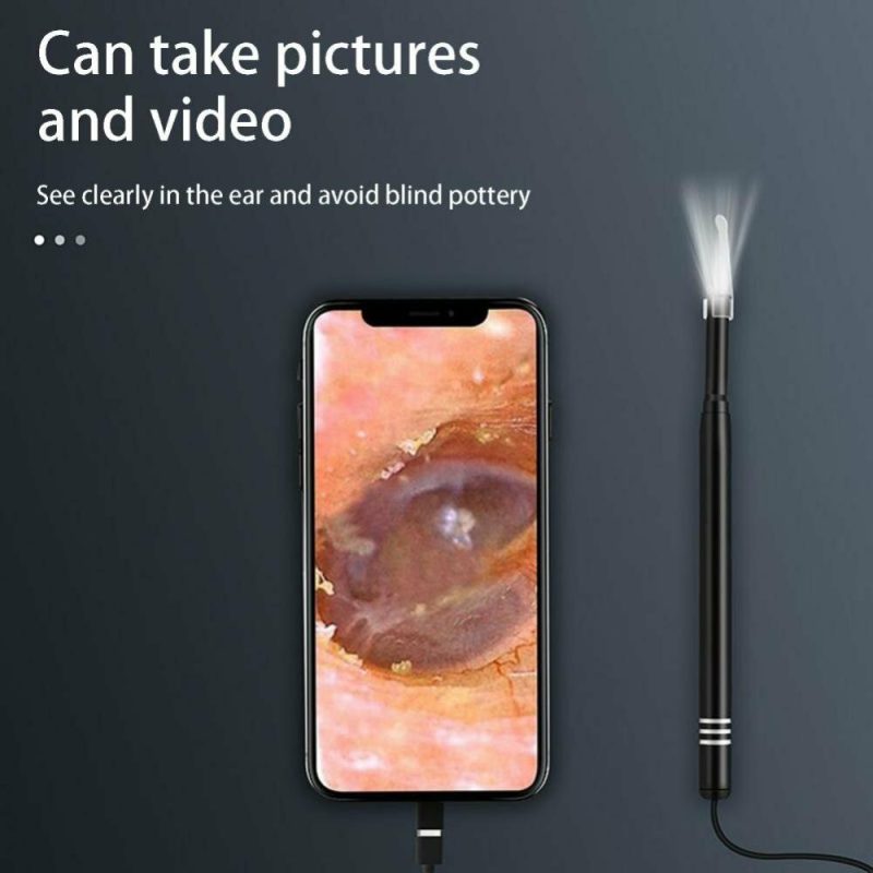 Selfie Sticks & Handheld Ptz |  3.9Mm/5.5Mm Waterproof Borescope With 6 Leds Hd Camera Phone Pc Otoscope Ear Remover Usb Visual Endoscope Video Cleaning Tools