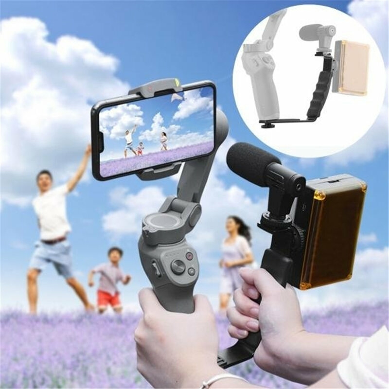 Selfie Sticks & Handheld Ptz |  Fashion Handheld L-Shape Handle Mount Gimbal Bracket Grip For Osmo Mobile 2 3