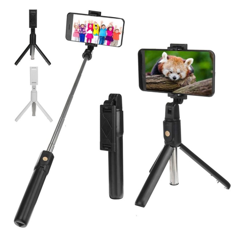 Selfie Sticks & Handheld Ptz |  K07 Mini Bluetooth Remote Control Selfie Stick Extendable Tripod Phone Holder