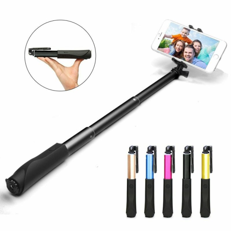 Selfie Sticks & Handheld Ptz |  Universal Extendable Handheld Remote Selfie Stick For Ios For Samsung Android