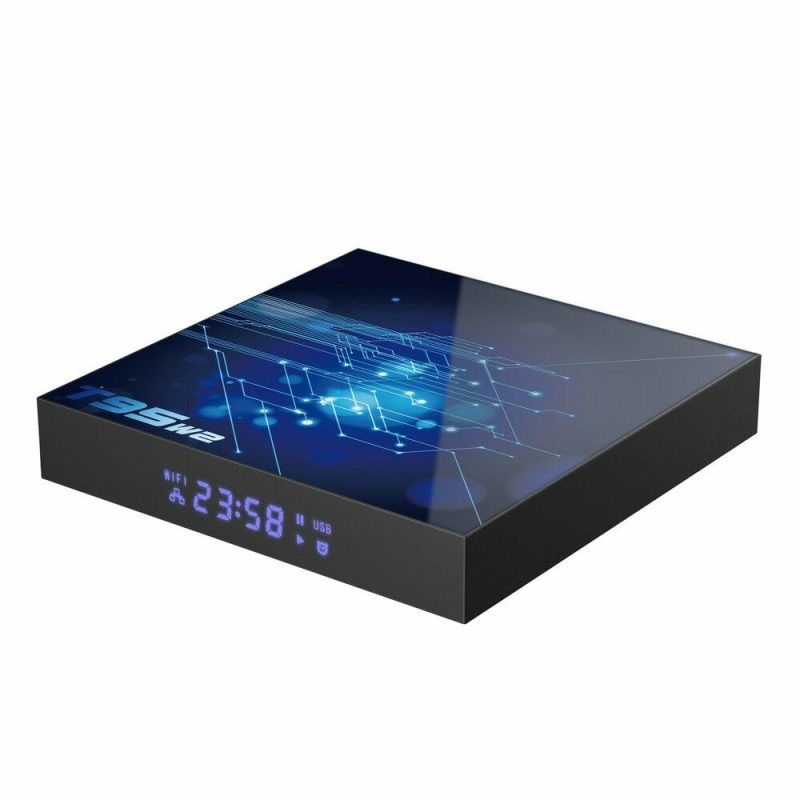 Tv Boxes |  T95W2 4+32G Smart Tv Box Android 11 Amlogic S905W2 2.4G/5G Dual Band Wifi Support Bt4.1 Media Player Set Top Box