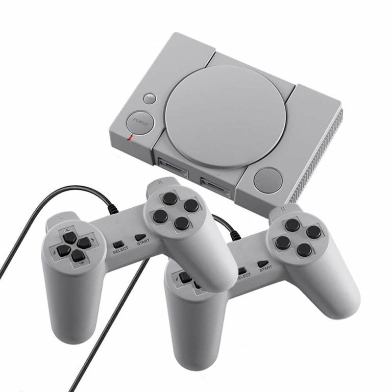 Video Games Console |  Data Frog Ps1 Tv Game Console Mini 8-Bit 620 Classical Games Retro Mini Video Game Player With Gamepad Game Controller