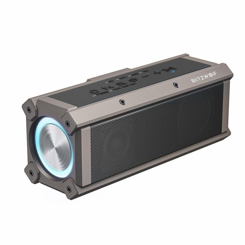 Portable Audio Devices |  Blitzwolf® Bw-Wa3 100W Bluetooth Speaker Portable Speakers Quad Drivers Dual Diaphragm Deep Bass Rgb Light Tws 5000Mah Outdoors Wireless Speaker