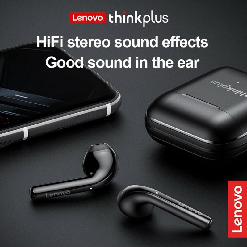 Portable Audio Devices |  [New Upgarded]Lenovo Lp2 Tws Bluetooth 5.0 Earphone Hifi Stereo Bass Aac Hd Audio Enc Noise Cancelling Waterproof Sports Headphone With Mic Type-C Charging