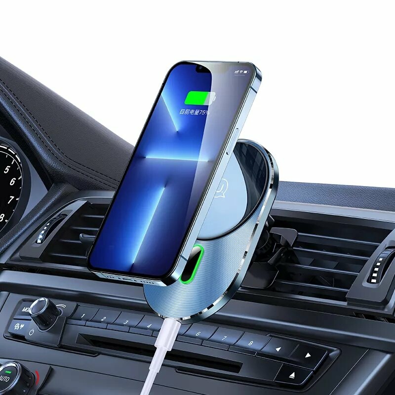 Mounts & Holders |  Usams Cd170 15W Magntic Car Wireless Charger Air Vent Holder For Iphone 14 Pro Max 13 For Iphone 12 Series